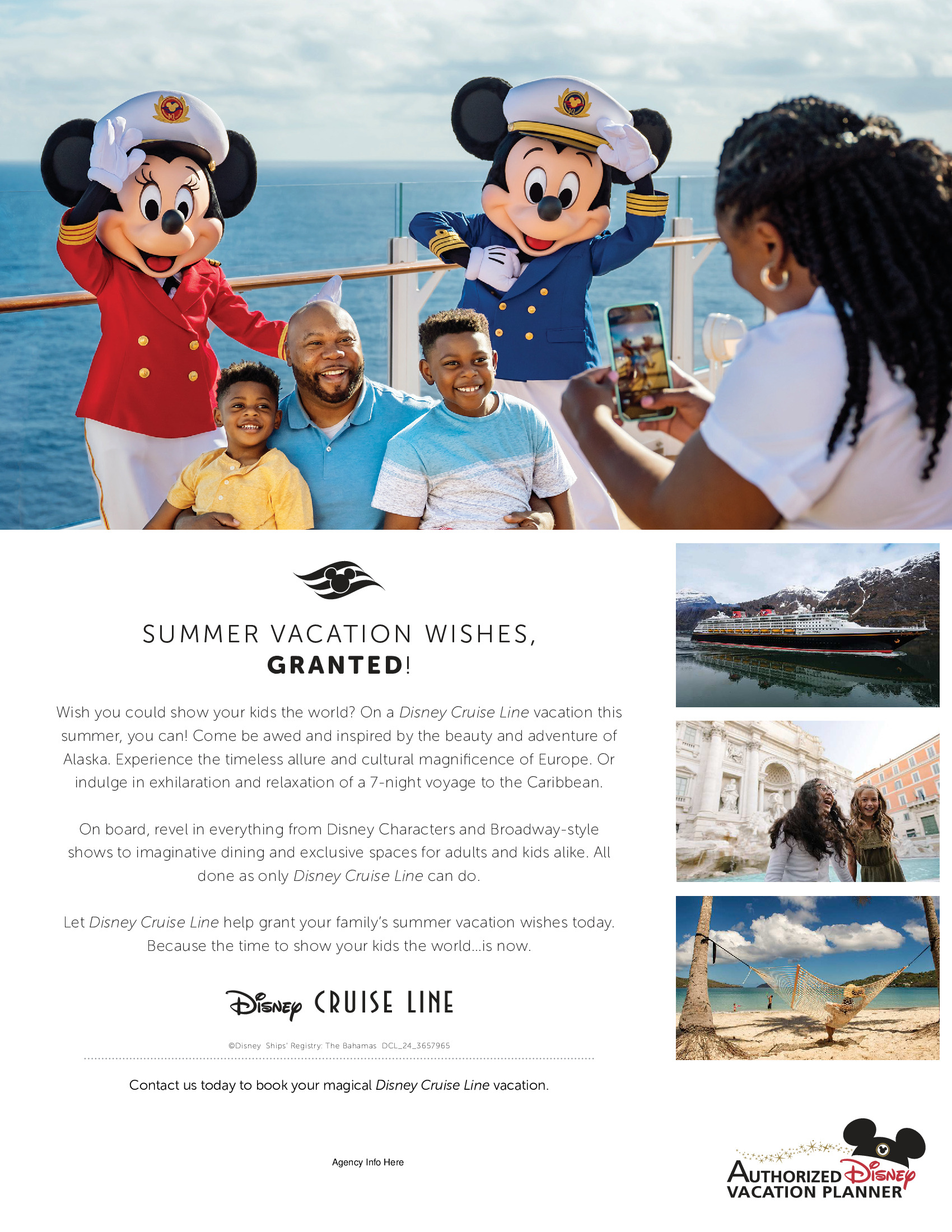 Disney Cruise Line - Summer vacation wishes, granted! DISNEY PROMOTION Flyer SECTION-6- Flyer EN